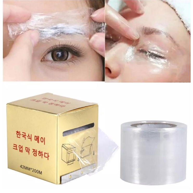 Plastik Cling Wrap untuk pentup Sulam Alis Bibir Lash Lift