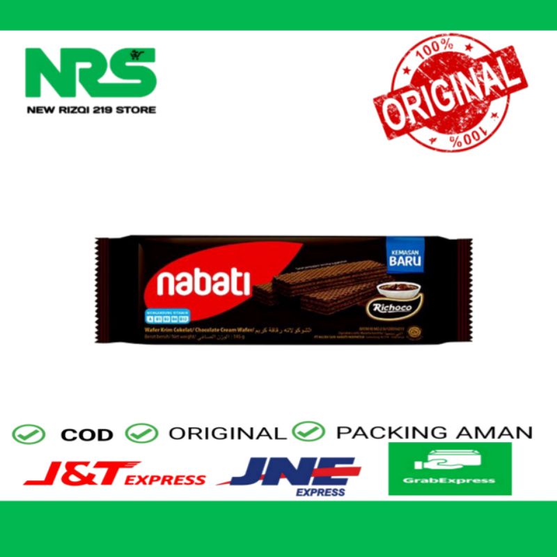 Nabati Richoco Wafer Krim Cokelat 132gr - Coklat Beli 2 Gratis 1