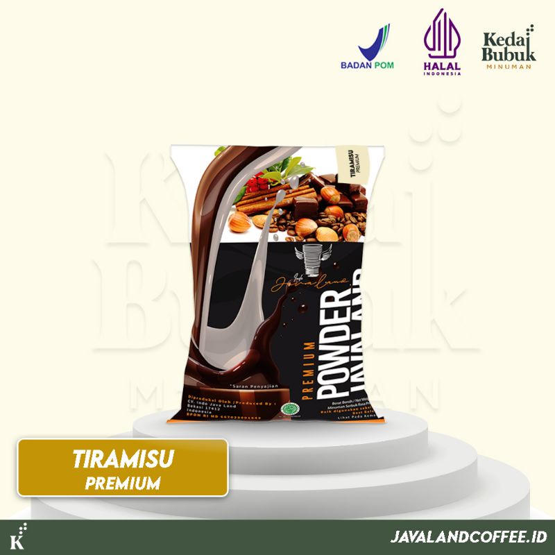 

Javaland Bubuk Minuman Rasa Tiramisu 1Kg - Premium Plain