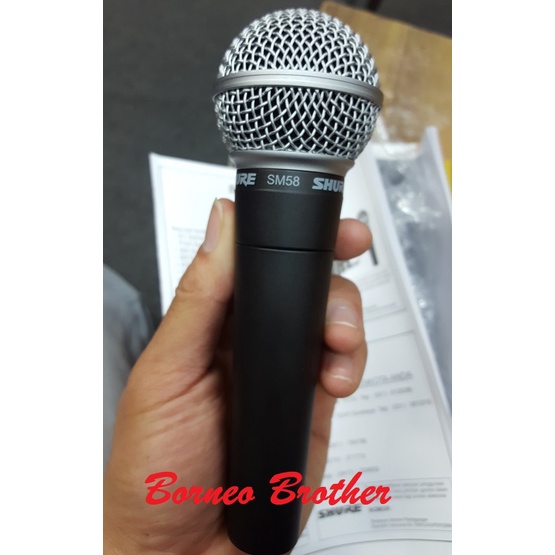 Mic Kabel Shure SM 58 SM58 Original Garansi Resmi Goshen