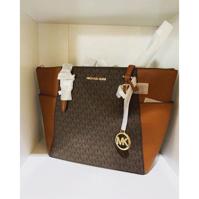 Michael Kors Charlotte Sign Brown Original