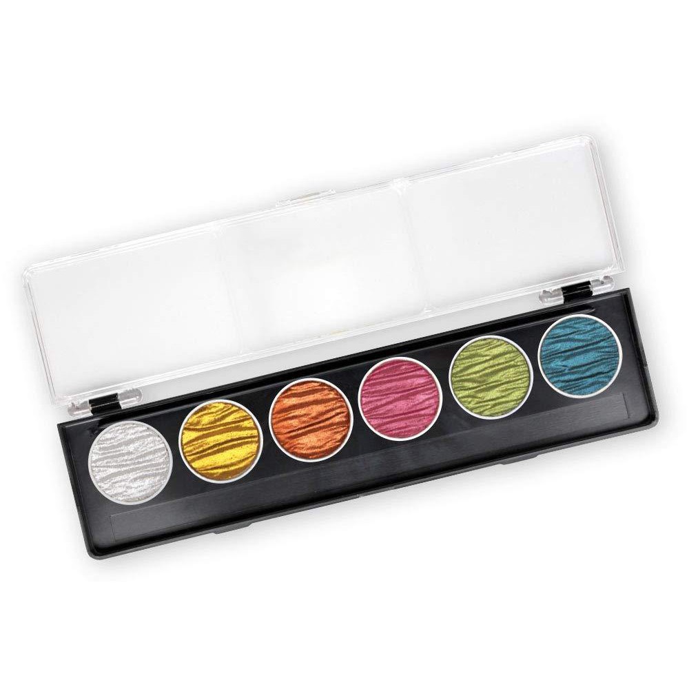 Coliro Artist Mica Pearl Watercolor Paint M770 Candy (6 Color Set)