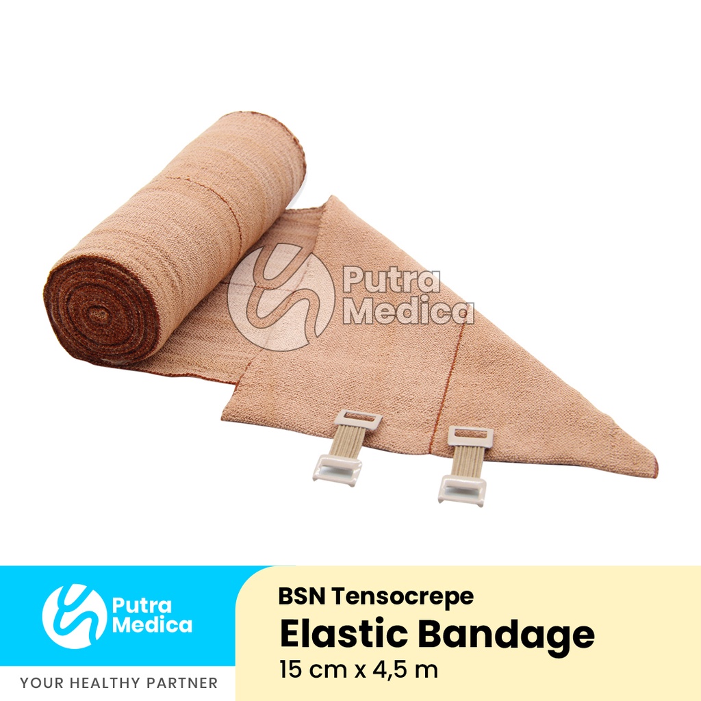 BSN Tensocrepe Elastic Bandage 15cm x 4,5m / Perban Coklat Elastis