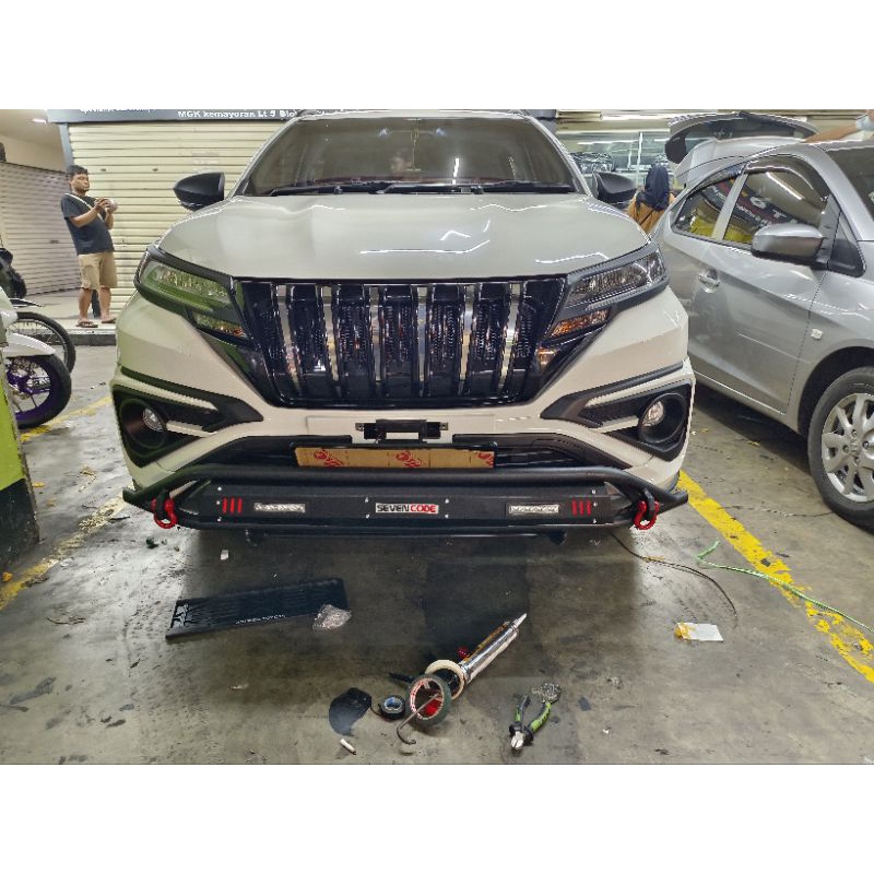 Tanduk cobra style all new rush 2019-2022 lengkap led