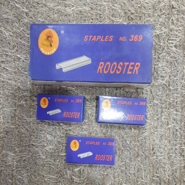 

Isi Staples No 369 Rooster isi 10dos