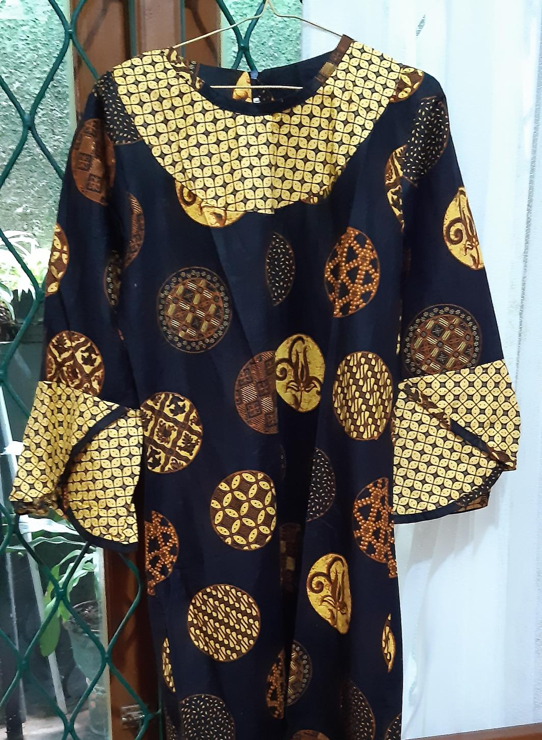 Terlaris Serut Genes Jelita Tunic Navbor Yelbor Whitbor Creambor Tunik Batik Modern Hrb030 Dolbi Dob