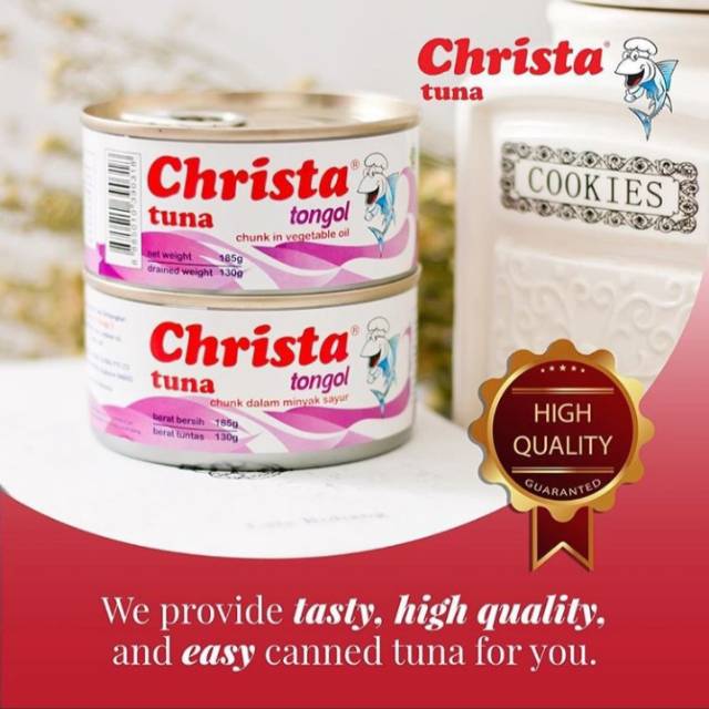 

GROSIR Christa Tuna Kaleng Tongol in Oil 185 gr LARIZ