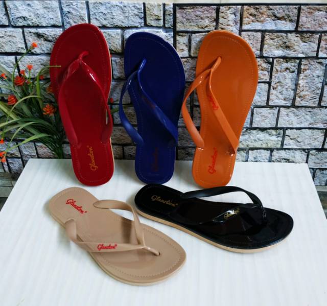 Sandal wanita jelly GLANZTON