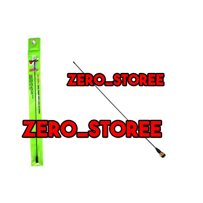 Comet BNC-24 Antena HT Dualband VHF UHF Lentur Lidi BNC24 KOMET ICOM Antenna Dual Band Alinco BNC 24