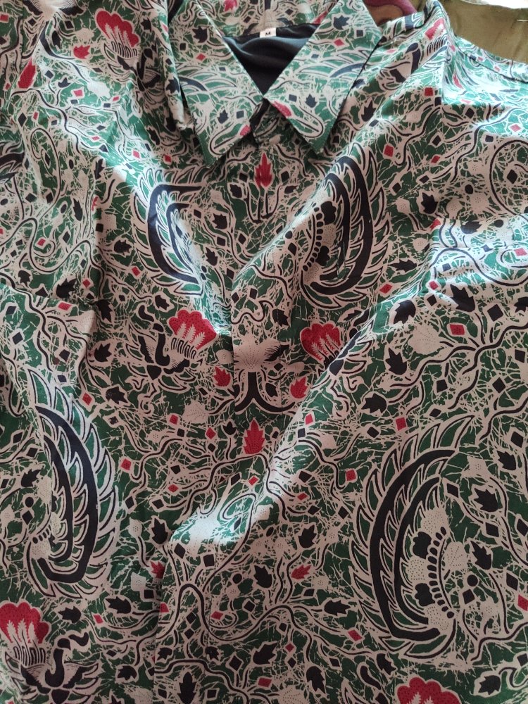 Batik Solo Dzaky Kemeja Pria Katun Halus Sragenan Full Furing