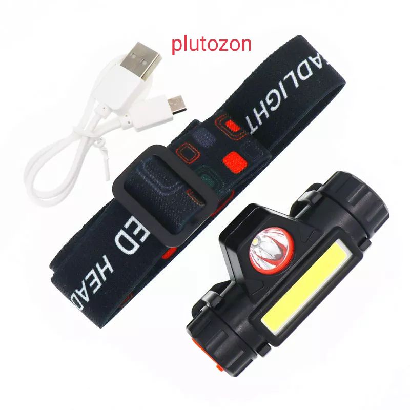 HEADLAMP Senter Kepala Led Cree dan Lampu COB Super Terang