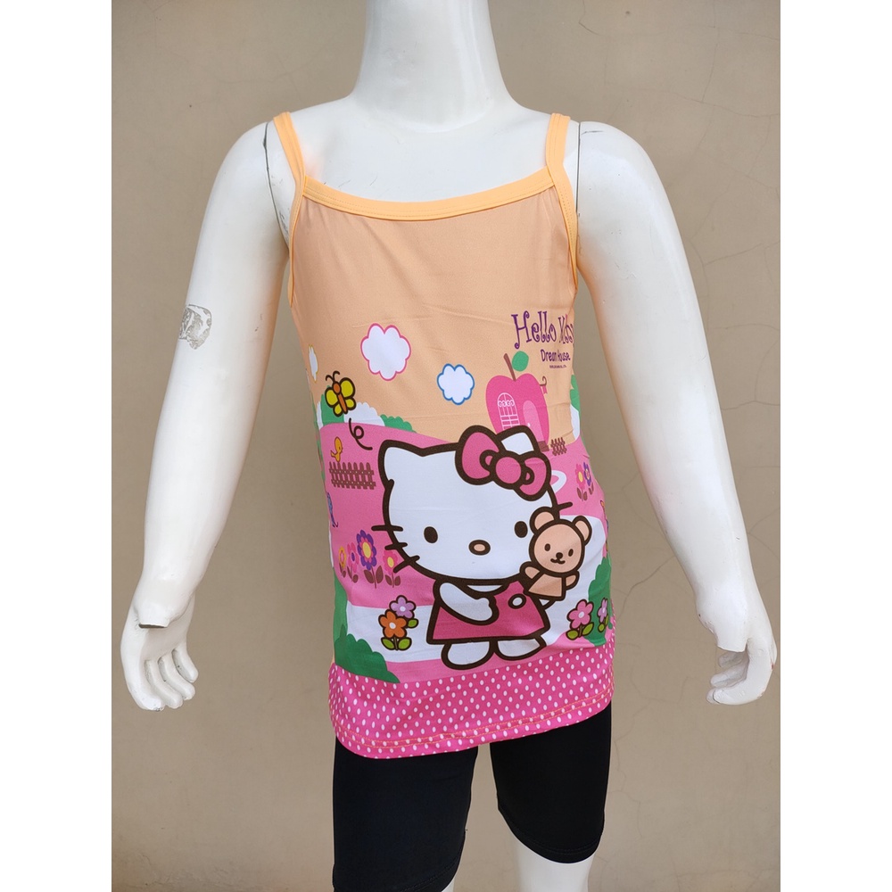 Kaos Singlet Motif HK DREAM HOUSE TALI BESAR TALI KECIL / Kaos Dalam Anak Perempuan