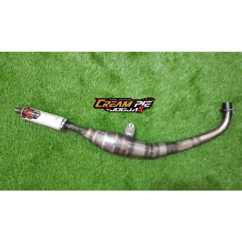 Knalpot Creampie Jogjakarta Original Jogja Fiz R FIZR F1ZR Force1 Dot Kolong Samping Galvanis Almu O