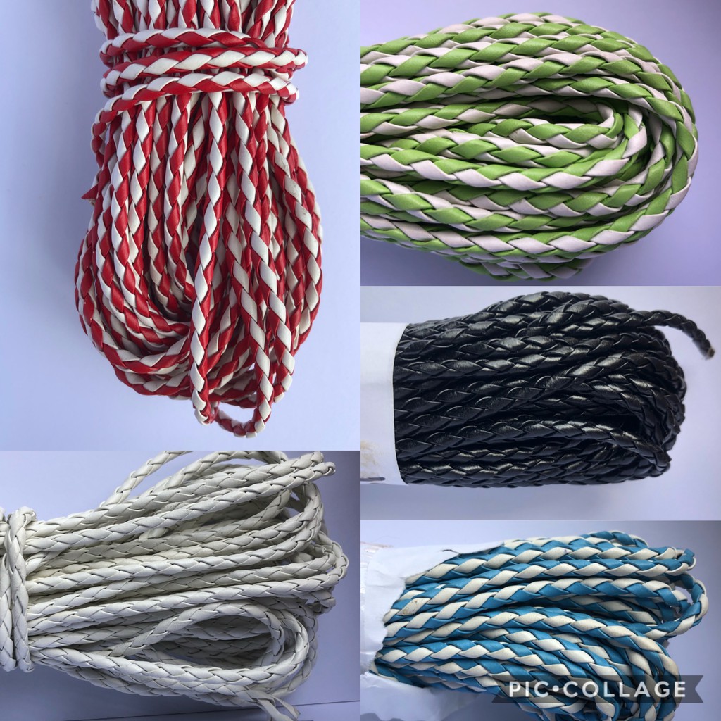 TALI GELANG KEPANG BULAT 4MM/ TALI KEPANG BOTTEGA/ TALI GELANG