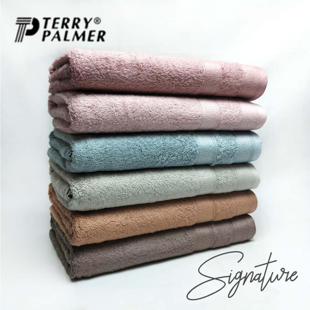 Handuk  Mandi Terry Palmer Signature Polos 30214 Ukuran 70 x 140 cm