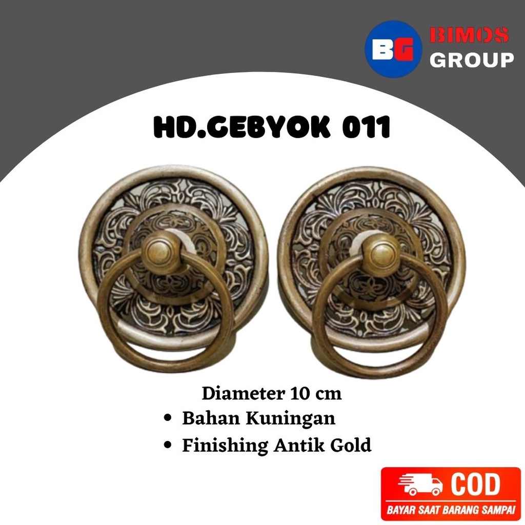 HANDLE PINTU GEBYOK GBY 011 HANDLE GEBYOK TARIKAN PINTU KUNINGAN HANDLE PINTU RUMAH GAGANG PINTU