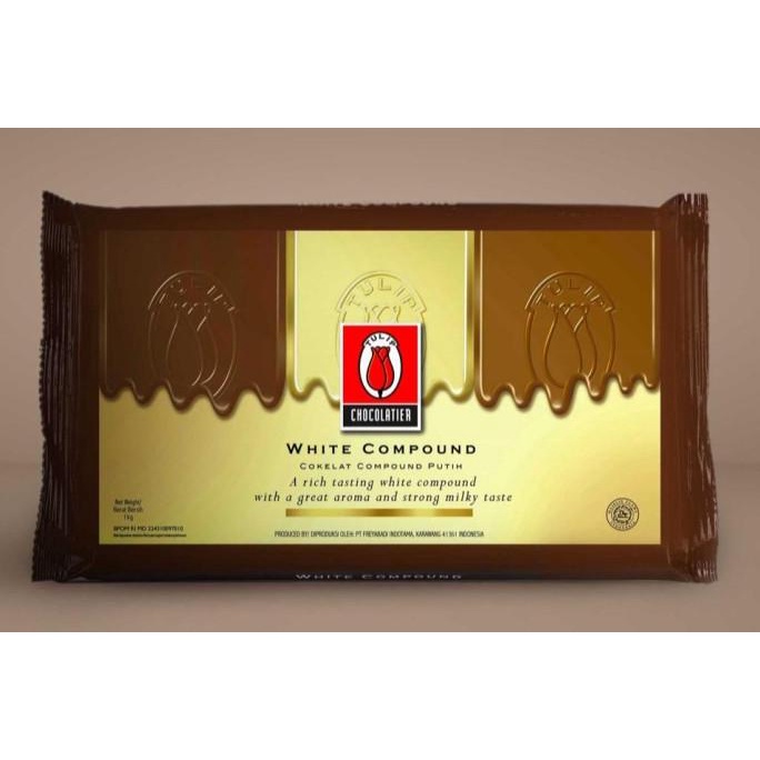 

Coklat Tulip White Chocolate Compound 1kg