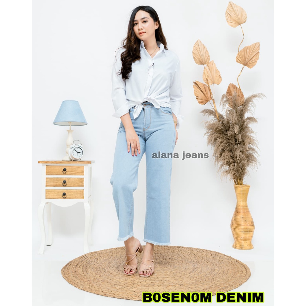 KULOT RAWIS BASIC DIVARY DENIM JEANS TEBAL COD SELURUH INDONESIA RAYA TERBAIK HANYA DI SHOPEE