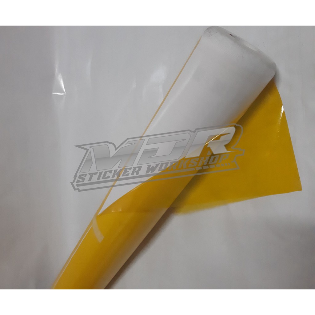 STICKER SKOTLET KUNING TRANSPARAN