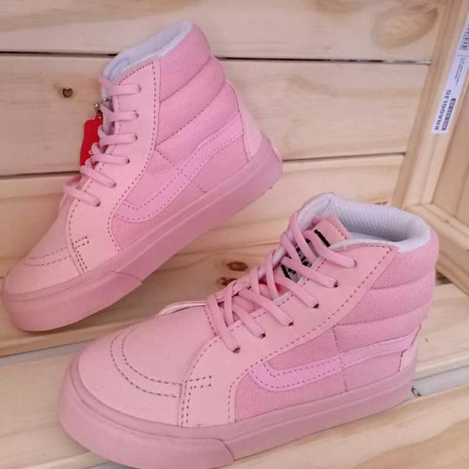 sepatu anak perempuan vans uk /full pink cantik menarik ready stock DISKON