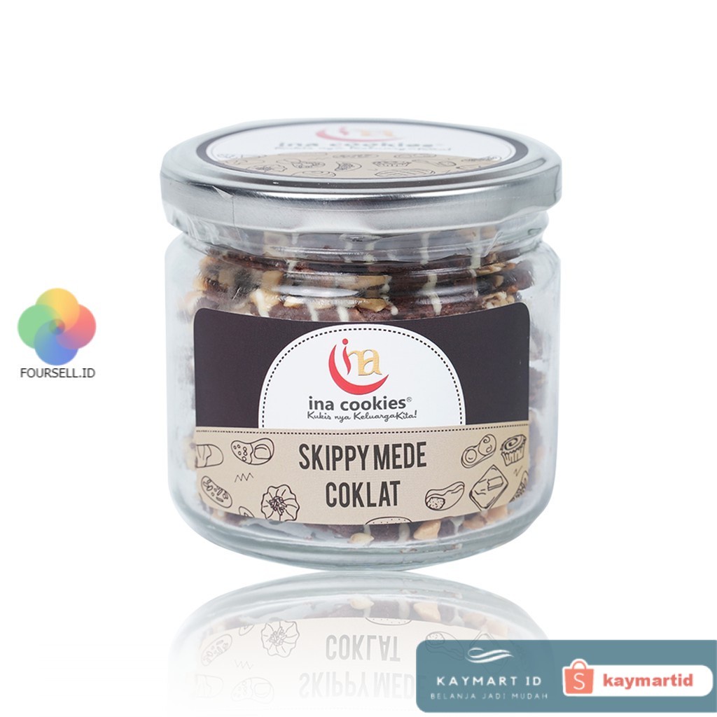 

Ina Cookies - Skippy Mede Coklat JAR Ina Cookies Kue Kering Oleh Oleh Bandung