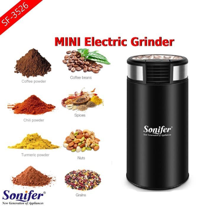 Sonifer Coffee Grinder SF-3526 Mesin Penggiling kopi elektrik