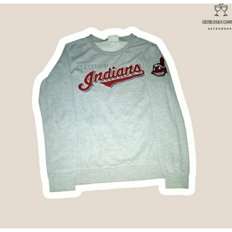 Crewneck MLB second/CN MLB Indians second/MLB second/CN MLB Indians
