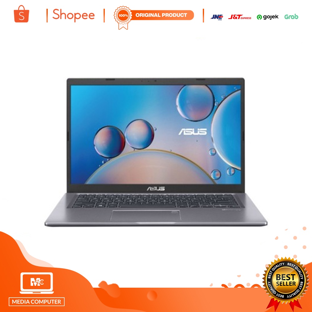 ASUS A416JAO VIPS5210 Core i5 1035G1 4GB 256GB W11 OHS Slate Grey Tas