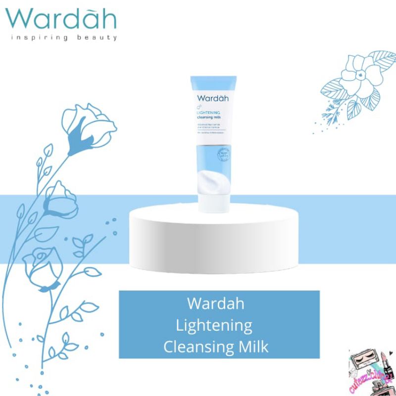 ☃Cutezz_Ching1☃Wardah lightening Cleansing Milk 100ml -