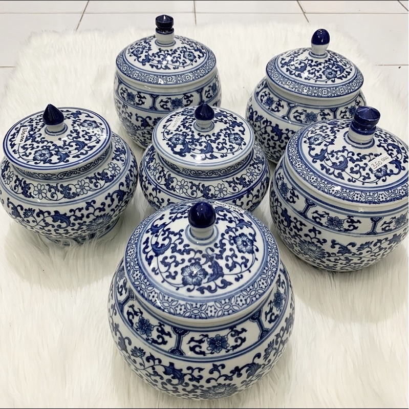 toples kanzai/ toples hiasan /toples biru putih
