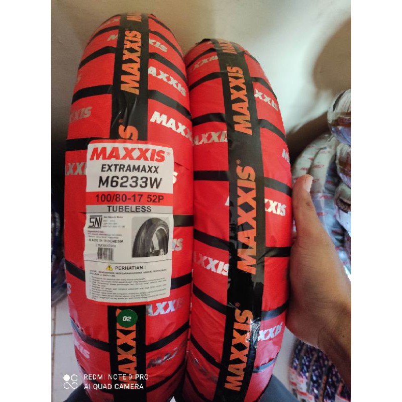 maxxis tubles xtramaxx 100/80.17 free pentil