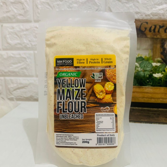 

MH food Organic Yellow Maize Flour 200gr