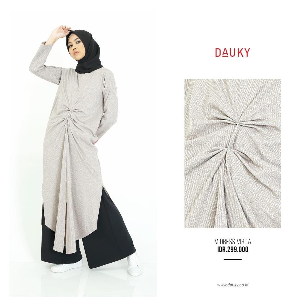 GAMIS KAOS DAUKY MURAH - M DRESS VIRDA