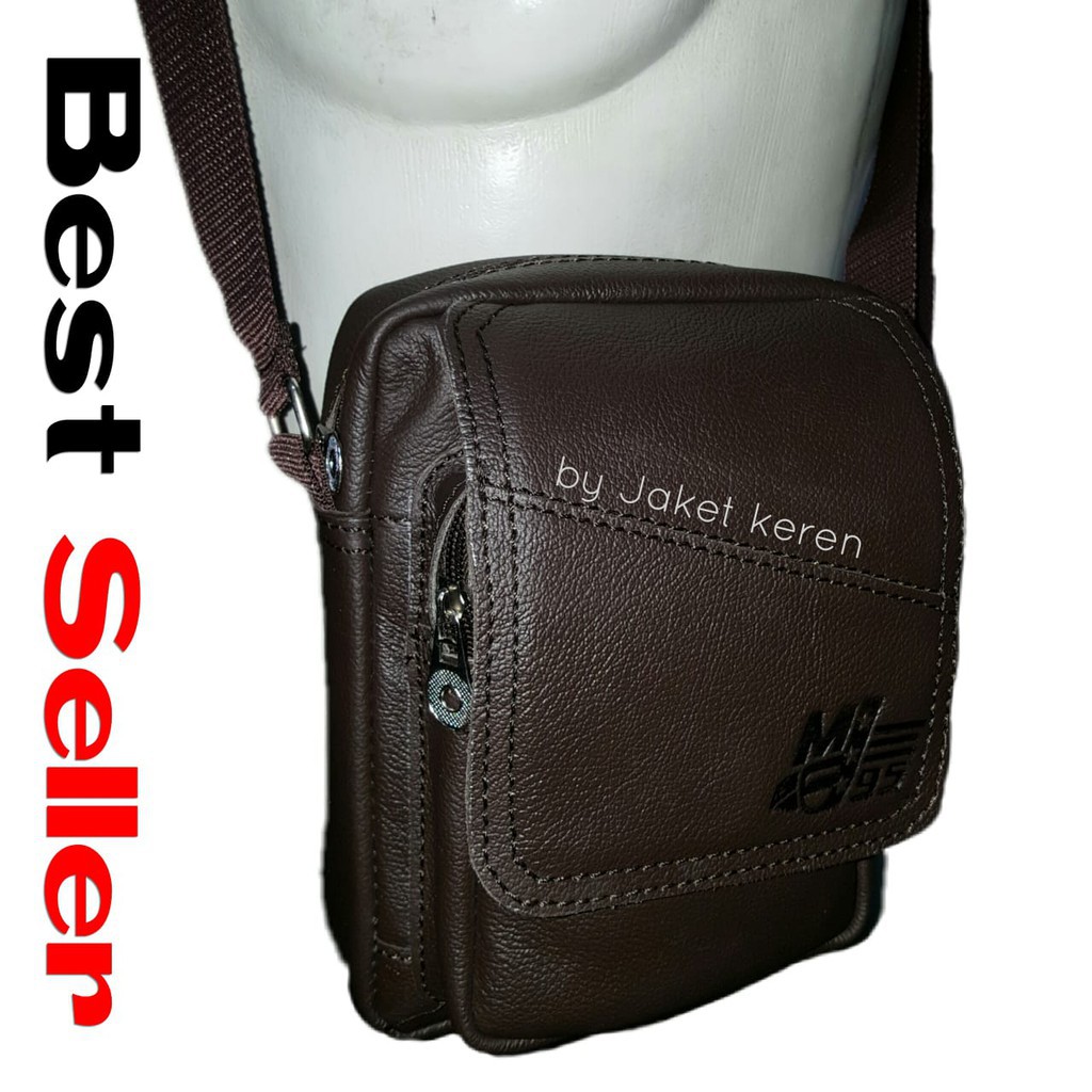 Tas Slempang Kulit Pria Selempang Premium 9852 Gelar Wisuda Nama Sash