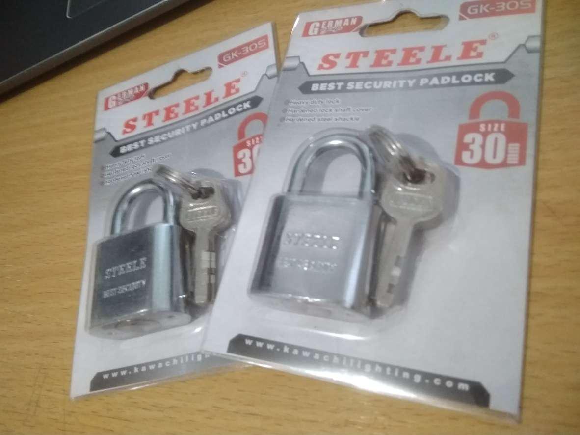 Gembok 30mm Leher Pendek Stainless