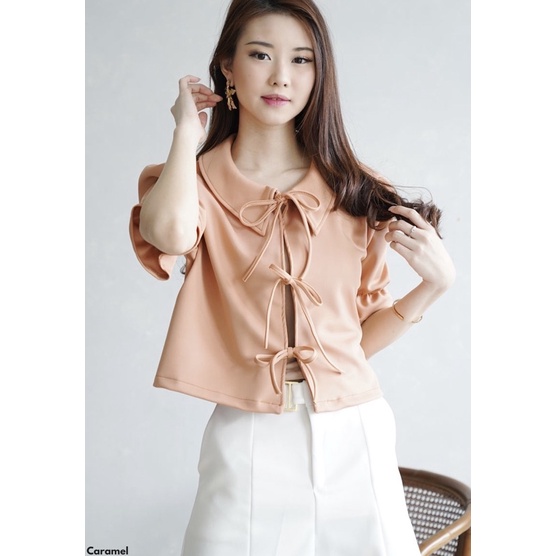 AMERICANO PUFF BLOUSE lengan pendek