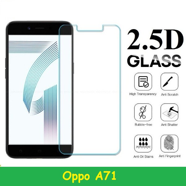 Premium Tempered Glass Quality Protector for Oppo A71