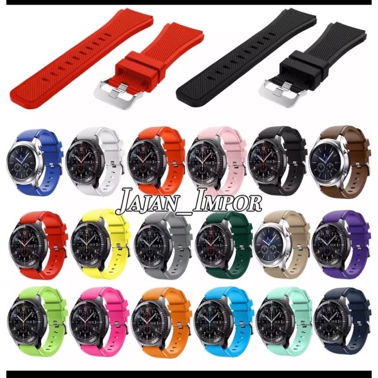 Tali strap jam tangan silikon universal 22mm tali silikon rubber Quick Release