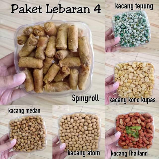 Kue paket kacang kue paket lebaran / hampers lebaran / oleh oleh by zellshop