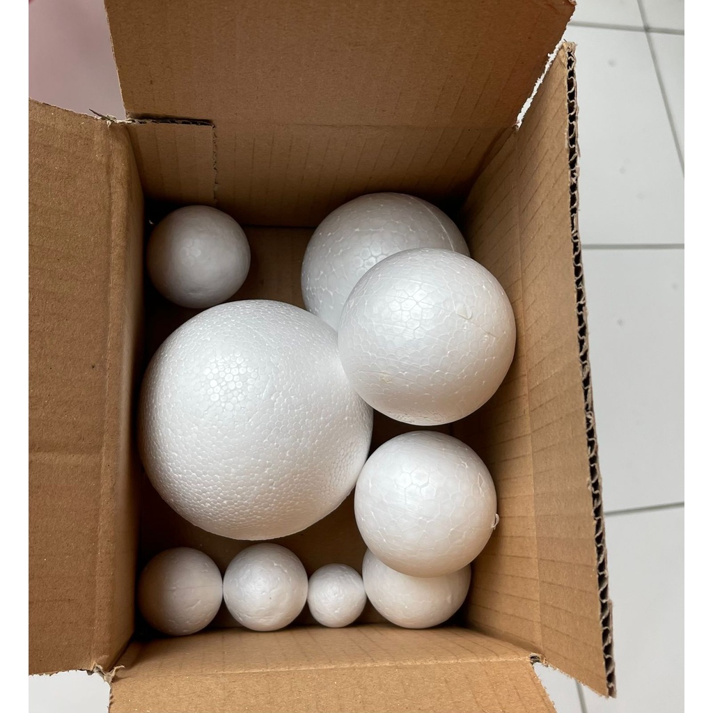 Paket Tata Surya Planet Matahari Bola Gabus Styrofoam 10 pcs prakarya bola gabus mulus