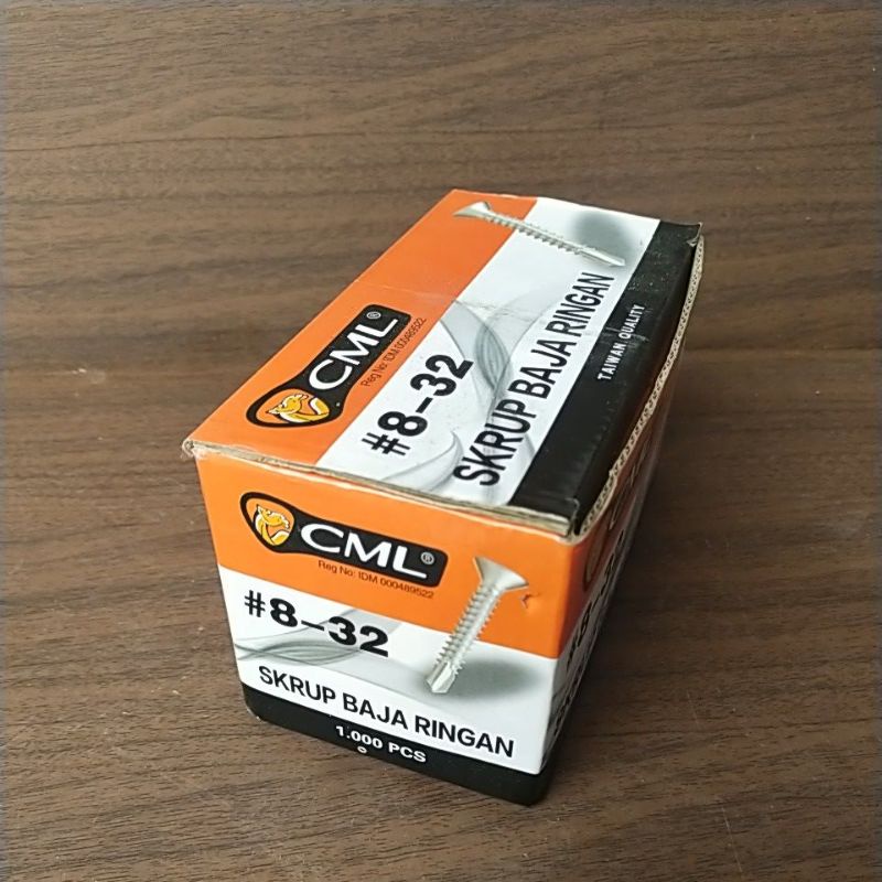 skrup baja ringan/ kepala obeng