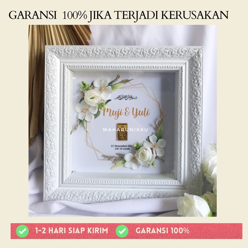 Bingkai Mahar Uang /mahar nikah /Mahar pernikahan