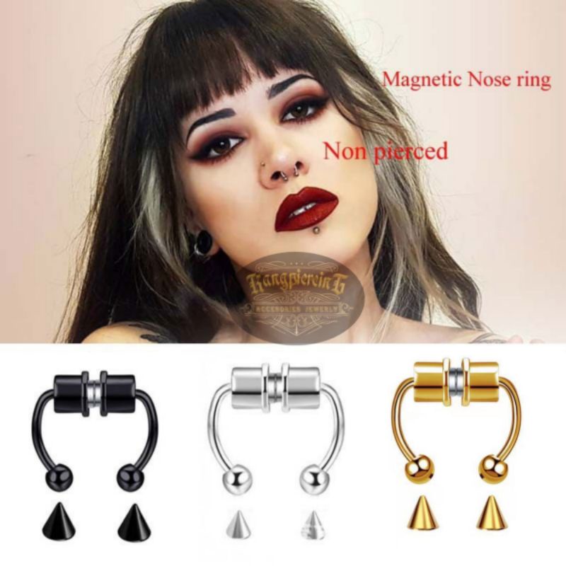 TINDIK SEPTUM FAKE // ANTING MAGNET HIDUNG