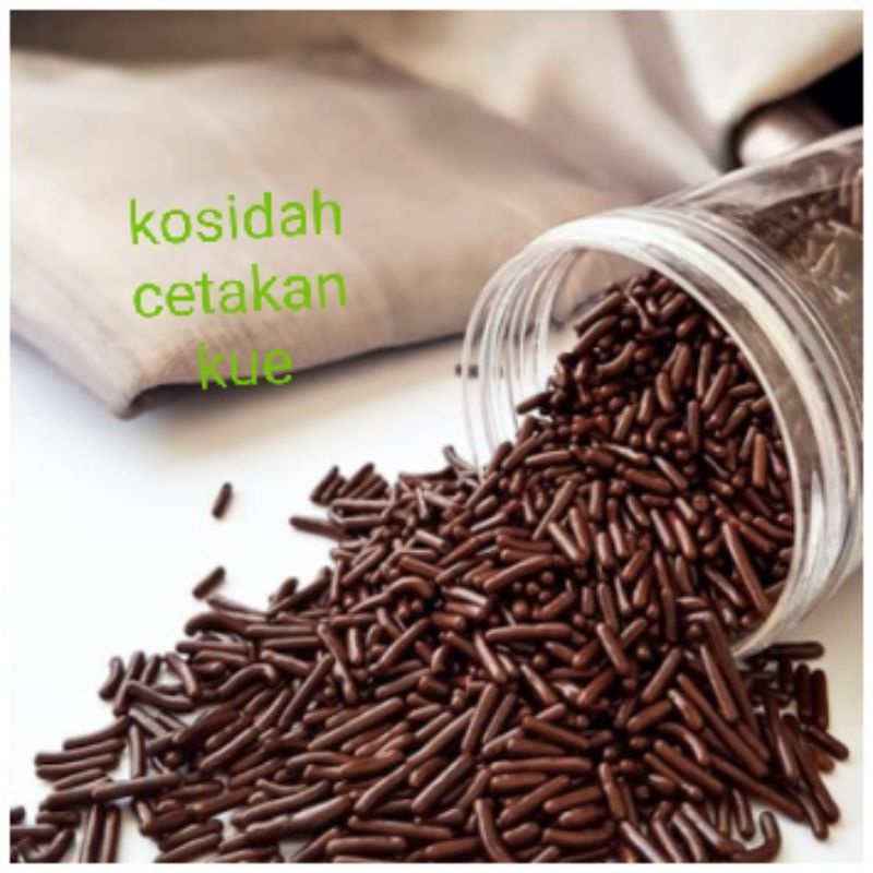 

Coklat Meses 250gr Repack / Meses Coklat Kiloan Enak Murah / Coklat Butir