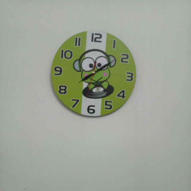 Jam Dinding Bulat - Keroppi