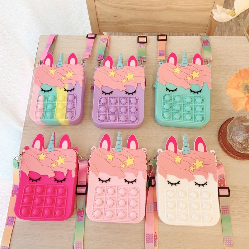 (READY) TAS POP IT RAINBOW DAN PASTEL TAS POP IT MURAH-5