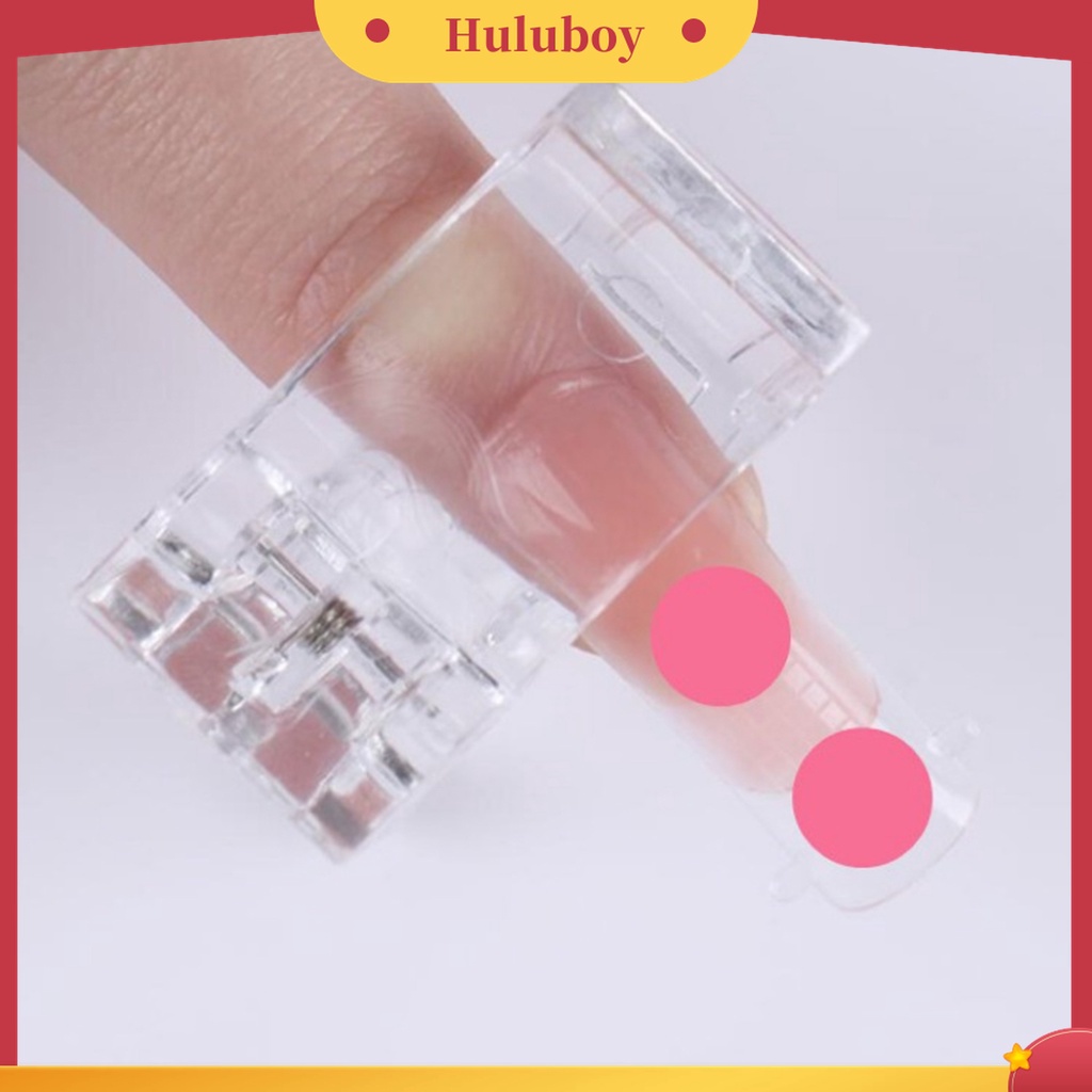 Huluboy Huluboy♡ Klip Pembentuk Kuku Palsu Akrilik Tahan Lama Mudah Dibersihkan