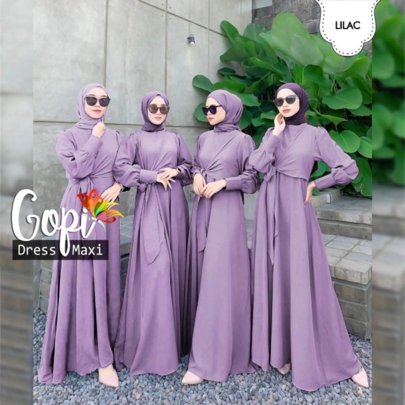 0MAXI DRESS WANITA/ GAMIS PESTA/ LONG DRESS/MAXY GOPI