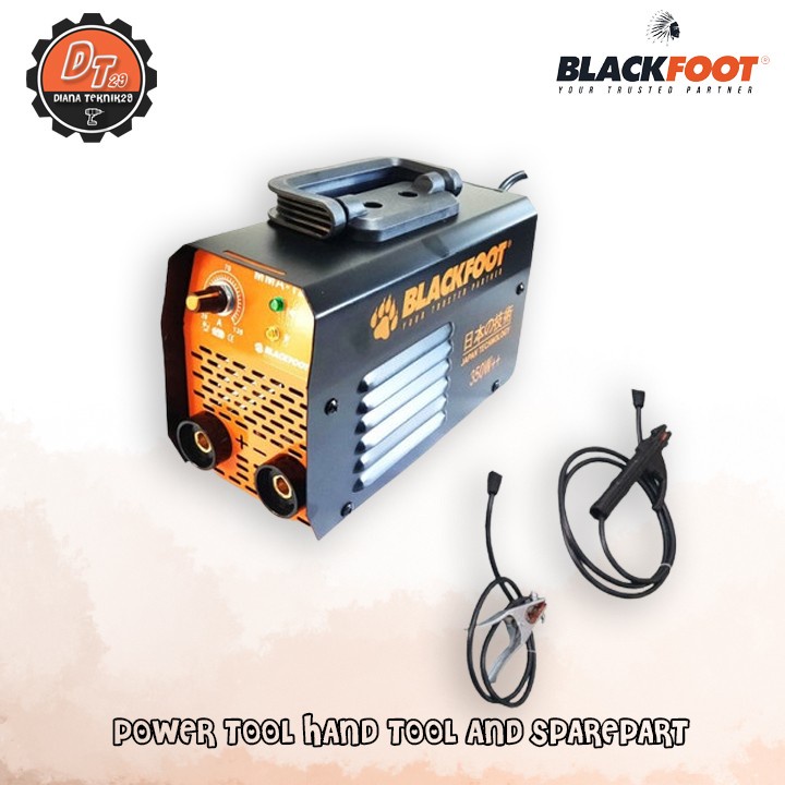 Blackfoot Mesin Travo Las Travo Inverter 350 watt IGBT MMA 120 A Hitam