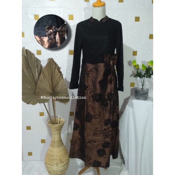 GAMIS BROKAT KOMBINASI/DRESS BROKAT
